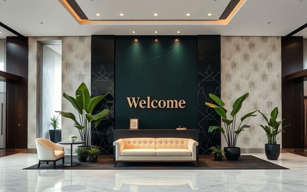 Reception lobby of the Hubernal office in Kuala Lumpur